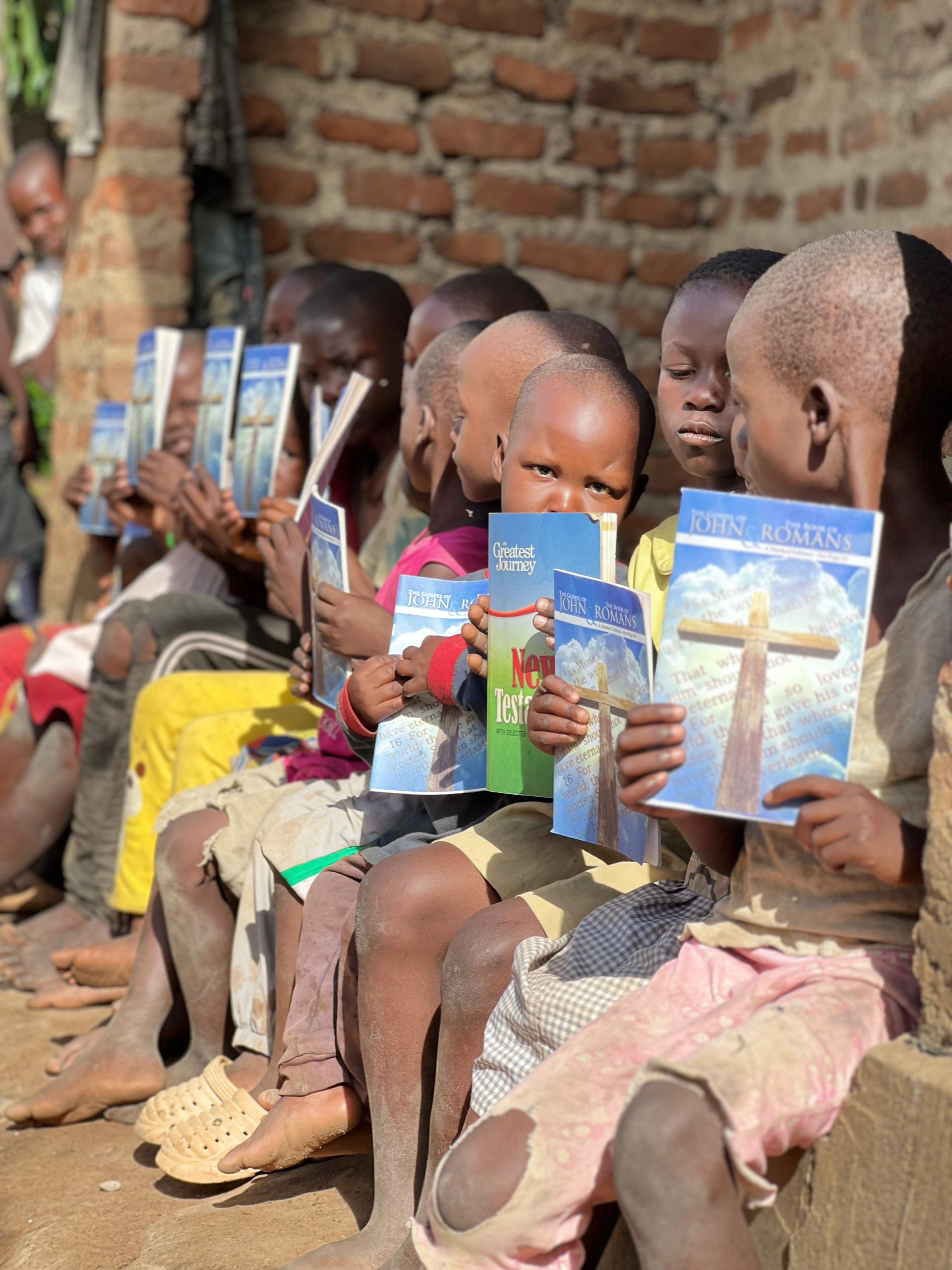 Children studying at HappyKids learning center